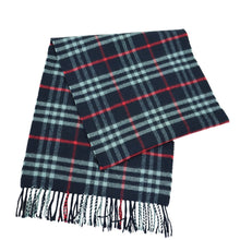 Load image into Gallery viewer, Burberry Check Cashmere Scarf - 01077
