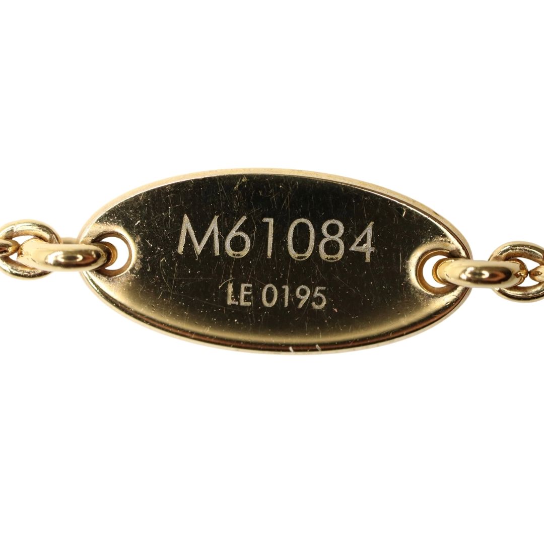 Auth Louis Vuitton Essential V Bracelet Gold Metal M61084 - e54133a