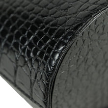 Load image into Gallery viewer, Yves Saint Laurent Lizard Black Tote Handle Bag - 01290
