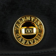 Load image into Gallery viewer, Valentino Twist Lock Black 2 Way Bag - 01296