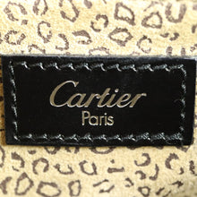 Load image into Gallery viewer, Cartier Panthere Black Silver Logo Handle Bag - 01293