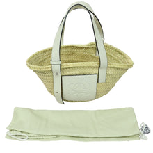 Load image into Gallery viewer, Loewe Small Basket bag in Palm Leaf and Calfskin - 01081
