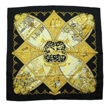 Load image into Gallery viewer, Hermes Carre 90 La Vie a Cheval Black Scarf - 01278