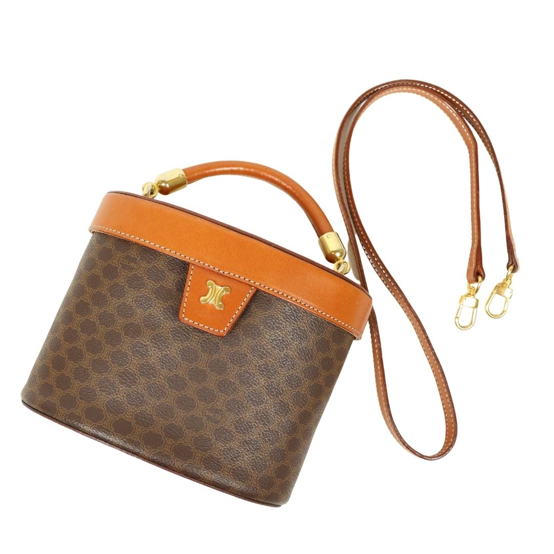 Celine Macadam Leather Handbag