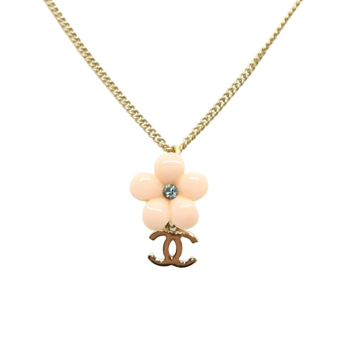 Chanel Coco Mark Flower Necklace - 01159 – Fingertips Vintage