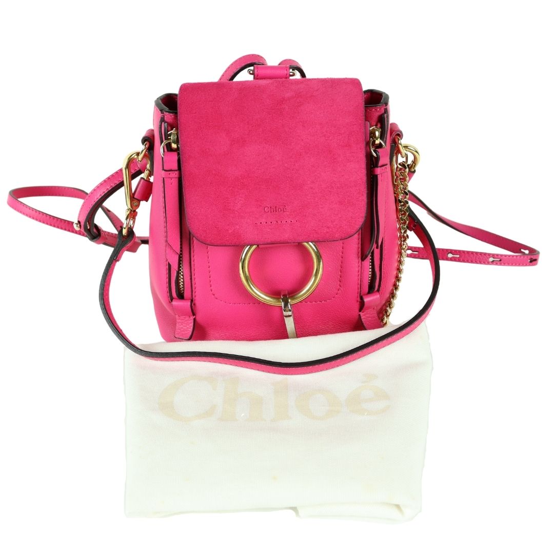 Chloe Mini Faye Backpack 01208 Fingertips Vintage