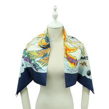 Load image into Gallery viewer, Hermes Carre 90 The Alfee Navy Scarf - 01338