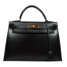 Load image into Gallery viewer, Hermes Kelly 32 Outside Sewing Box Black - 01073
