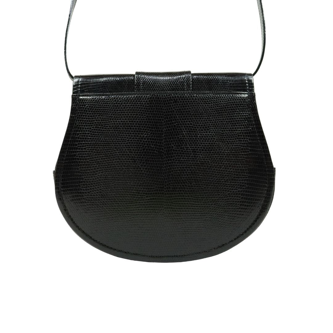 Yves Saint Laurent Lizard Shoulder Bag - 01186 – Fingertips Vintage