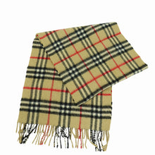 Load image into Gallery viewer, Burberry Check Cashmere Scarf - 00911