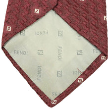 Load image into Gallery viewer, Fendi Red Silk Tie - 01144