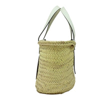 Load image into Gallery viewer, Loewe Large Basket bag in palm leaf and calfskin - 01080