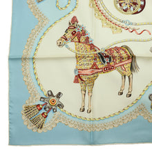 Load image into Gallery viewer, Hermes Carre 90 Paperole Sky Blue Scarf - 01232
