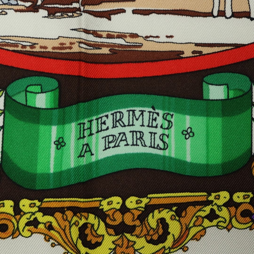HERMES】【L'ENTENTE CORDIALE】【フランス製】エルメス『カレ90