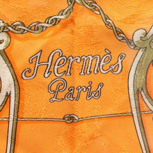 Load image into Gallery viewer, Hermes Carre 90 L&#39;instruction Du Roy Orange Scarf - 01228