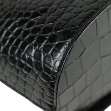 Load image into Gallery viewer, Yves Saint Laurent Lizard Black Tote Handle Bag - 01290