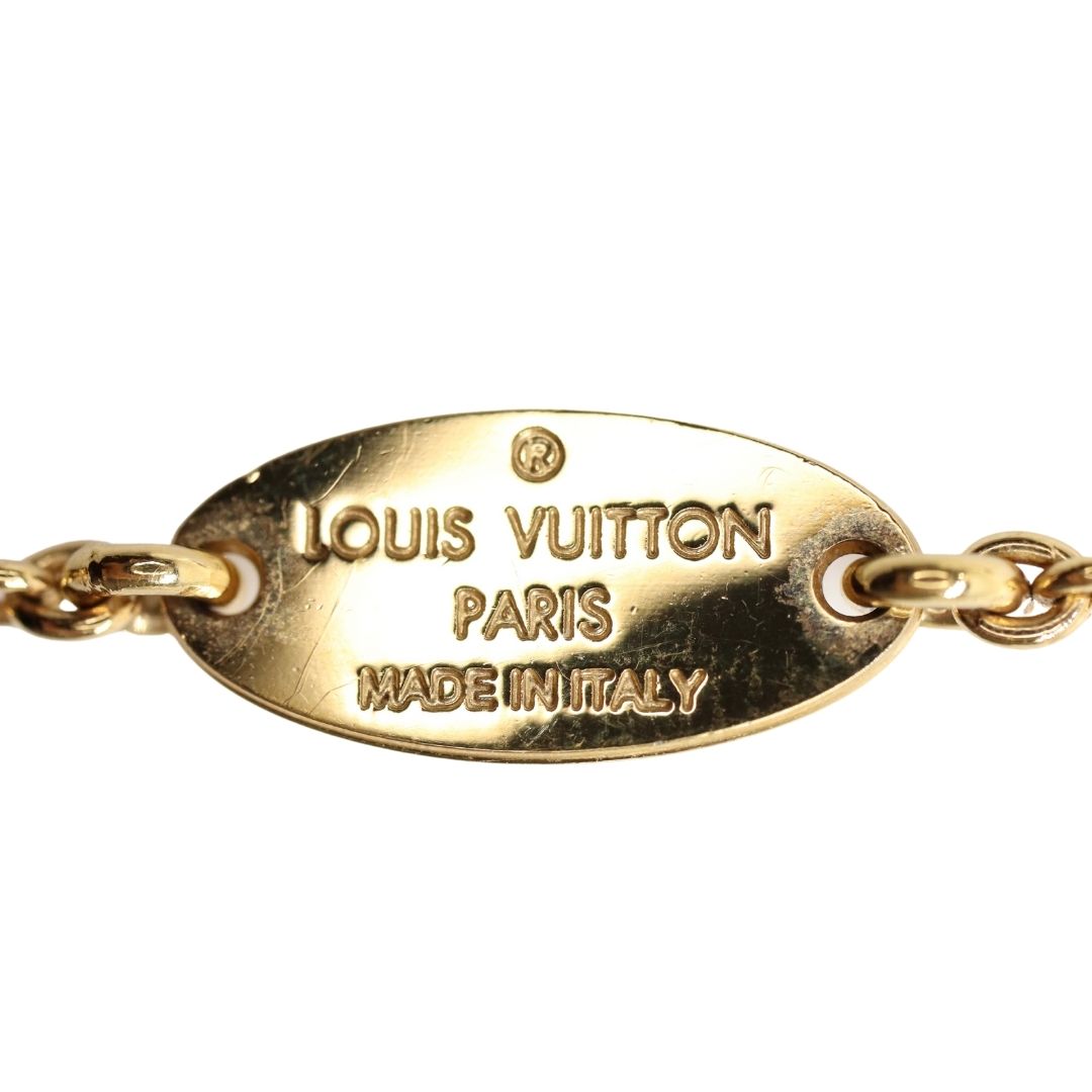 Authenticated used Louis Vuitton Essential V Women's Bracelet M61084 Metal, Adult Unisex, Size: One size, Grey Type