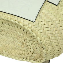 Load image into Gallery viewer, Loewe Small Basket bag in Palm Leaf and Calfskin - 01081

