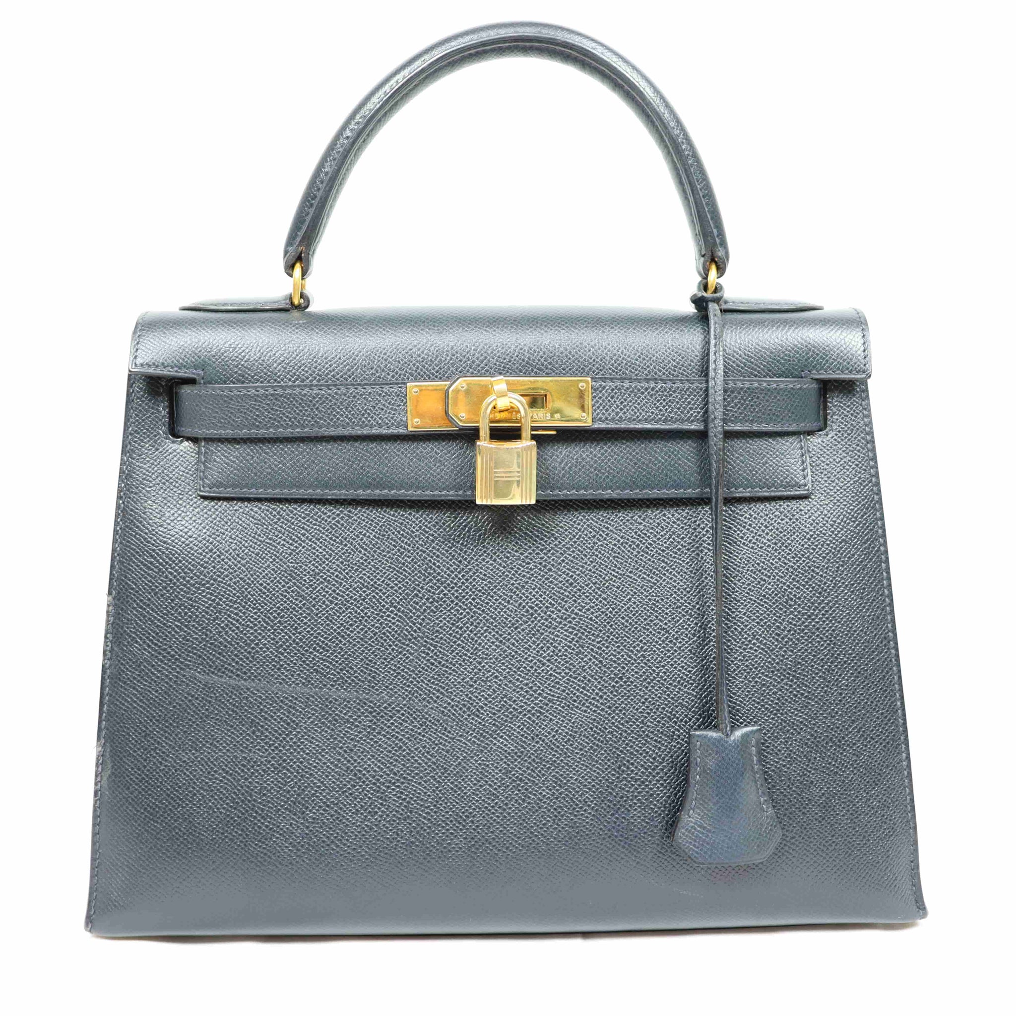 Hermes Kelly 28 Navy  Luxury pre-owned fashion from Japan